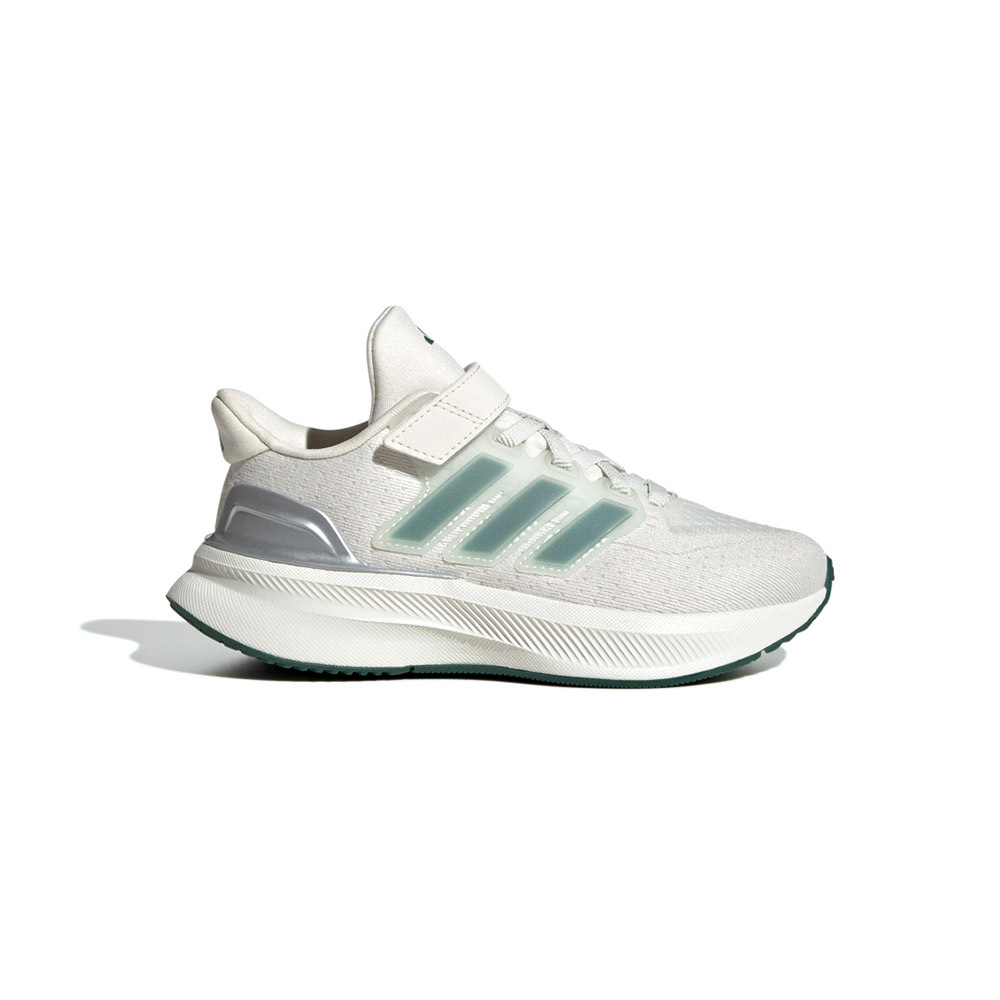 Adidas UltraRun 5 EL C 中童 米白色 運動 跑鞋 休閒 魔鬼氈 小朋友 慢跑鞋 JR5374