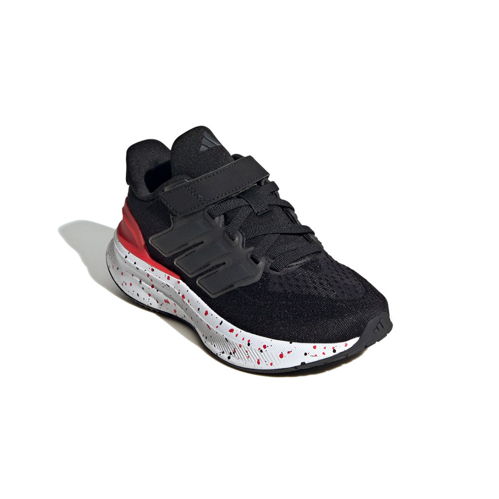 Adidas UltraRun 5 EL C 小童 童鞋 黑紅色 運動 休閒 緩震 輕量 小朋友 慢跑鞋 JR5375