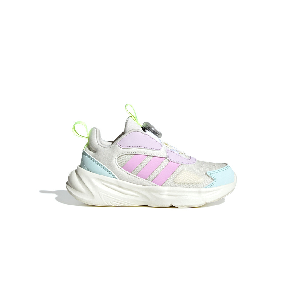 Adidas Ozelle Boa 中童 童鞋 粉色 魔鬼氈 運動 休閒 小朋友 休閒鞋 JI1043