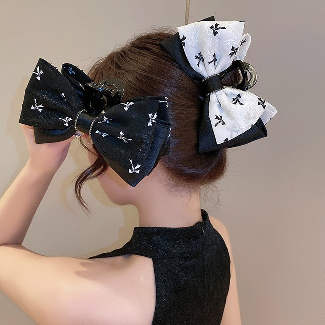 Modern Hanfu-Inspired Ribbon Bow Hair Claw