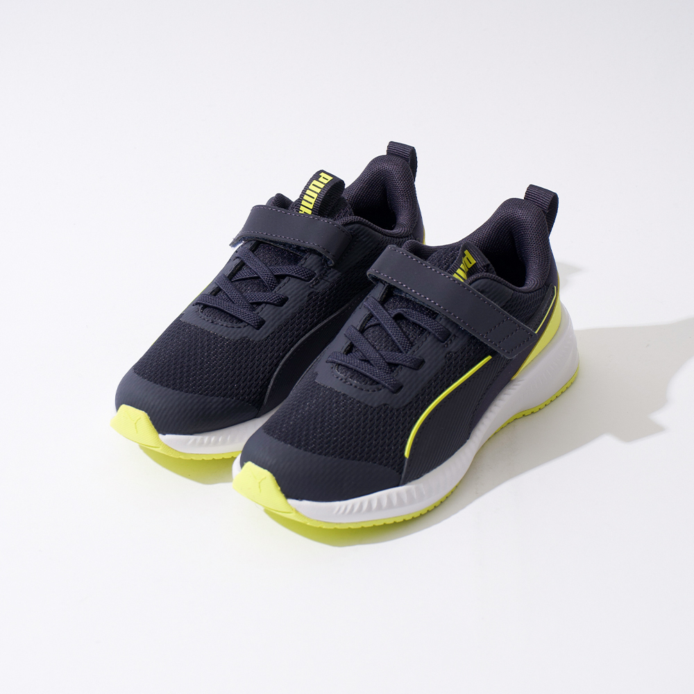 Puma Flyer 3 AC+ PS 中童 海軍藍 輕盈 輕量 魔鬼氈 兒童 運動 休閒鞋 40152702