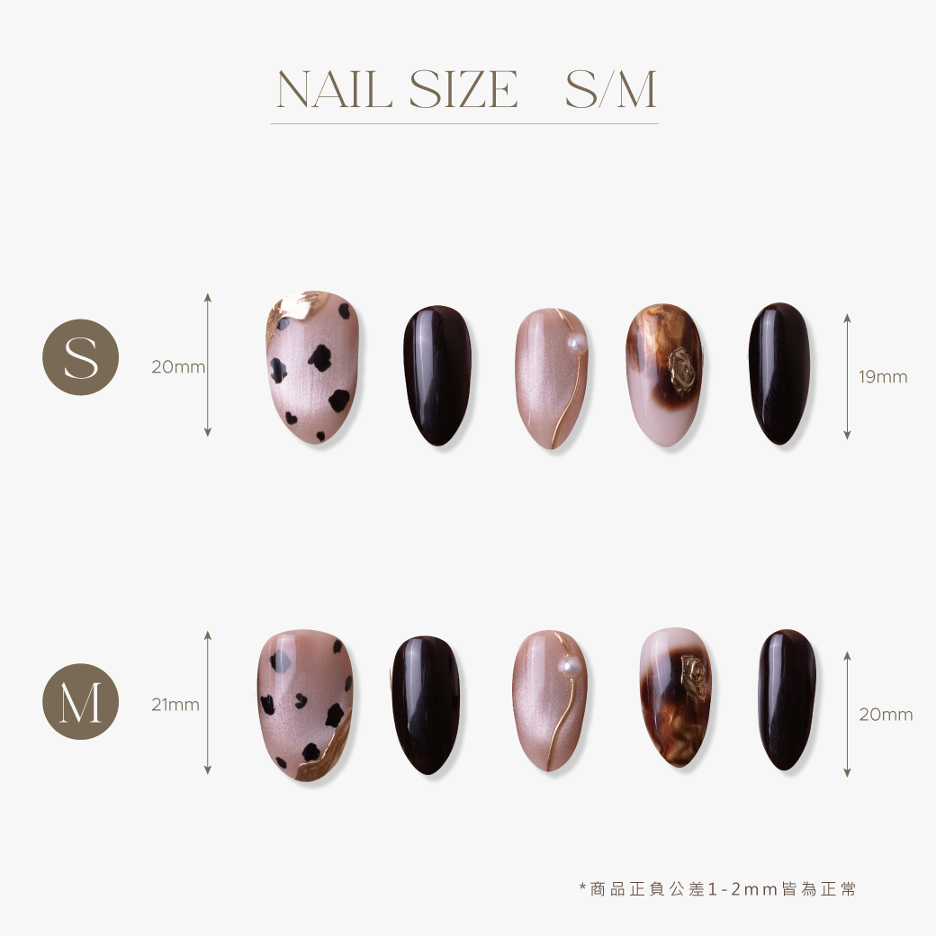 ARTiS di Voce 穿戴美甲片組合-橢圓-爵士午夜