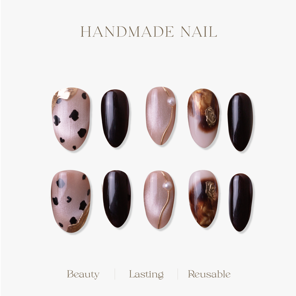 ARTiS di Voce 穿戴美甲片組合-橢圓-爵士午夜