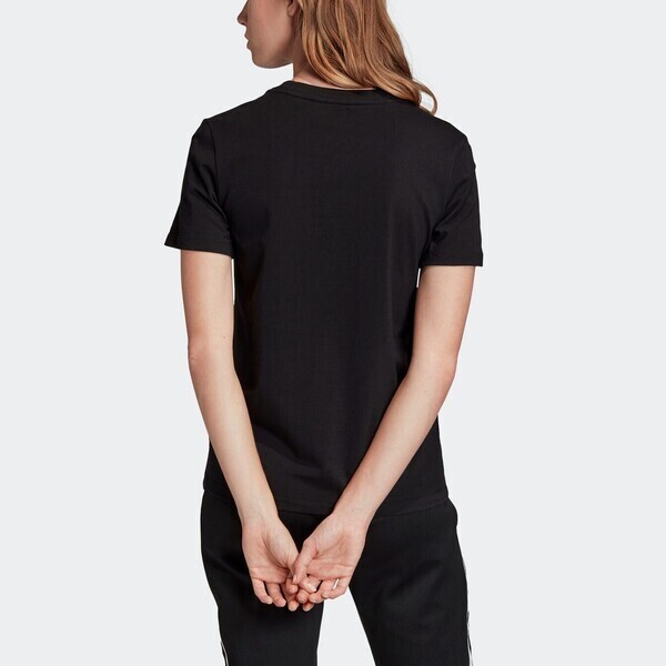 Adidas Trefoil Tee FM3311 女 短袖 上衣 T恤 休閒 經典 棉質 柔軟 透氣 國際版 黑