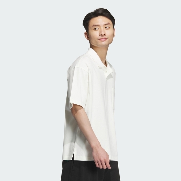 Adidas ST FL Loos Polo IT3932 男 POLO衫 短袖 上衣 運動 休閒 寬鬆 垂肩 米白
