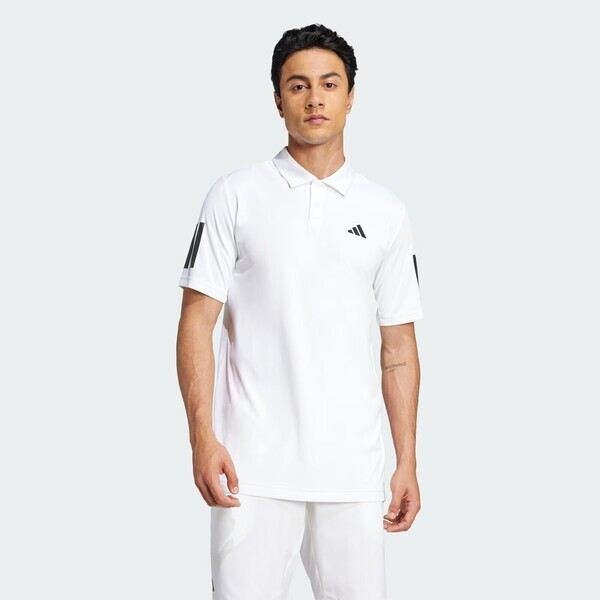 Adidas Club 3str Polo JE0412 男 Polo衫 運動上衣 休閒短袖 網球 白 亞版