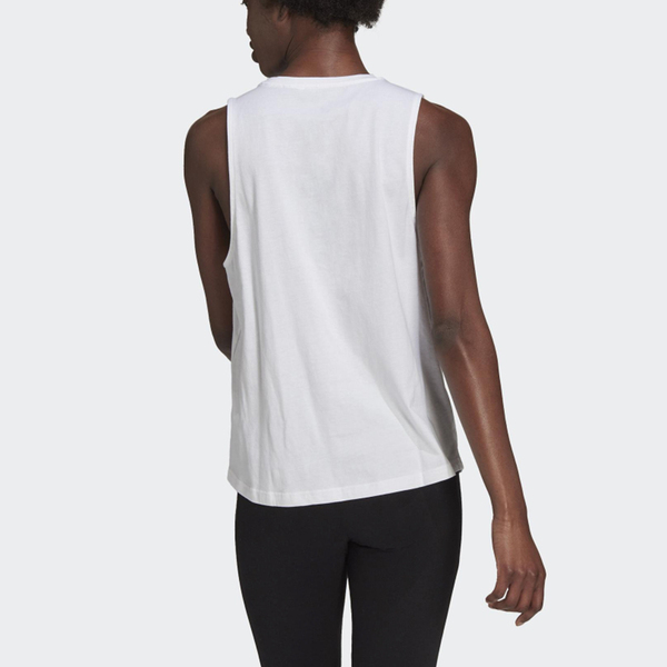 Adidas W BL TK H10199 女 背心 亞洲版 運動 慢跑 休閒 訓練 棉質 舒適 愛迪達 白