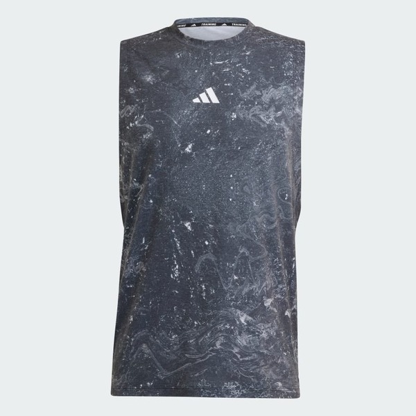 Adidas Wo Pow Tank IK9684 男 背心 訓練 運動 吸濕 排汗 灰黑