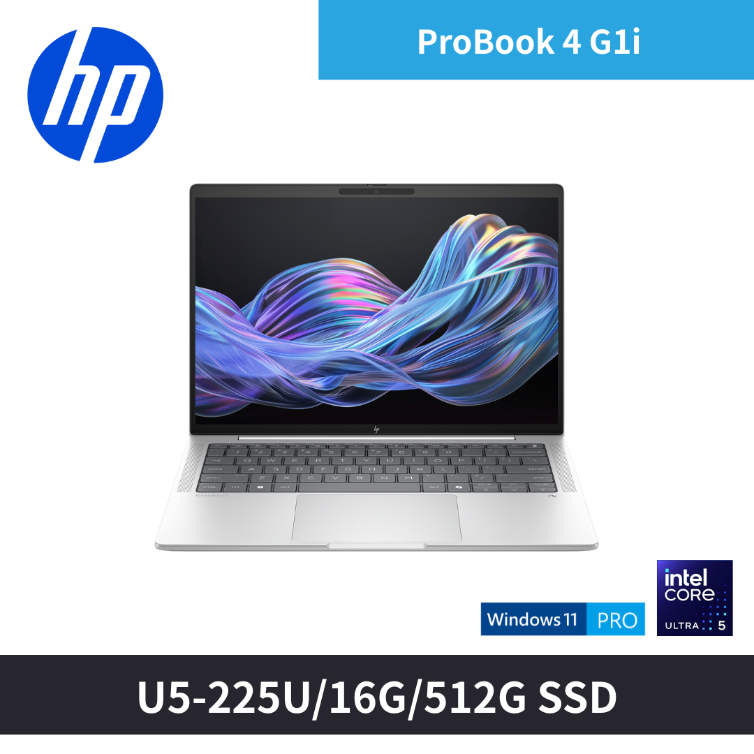 HP ProBook 4 G1i 14 (BX1T4PT) 14吋商務筆電U5-225U/16G/512GB SSD/W11P