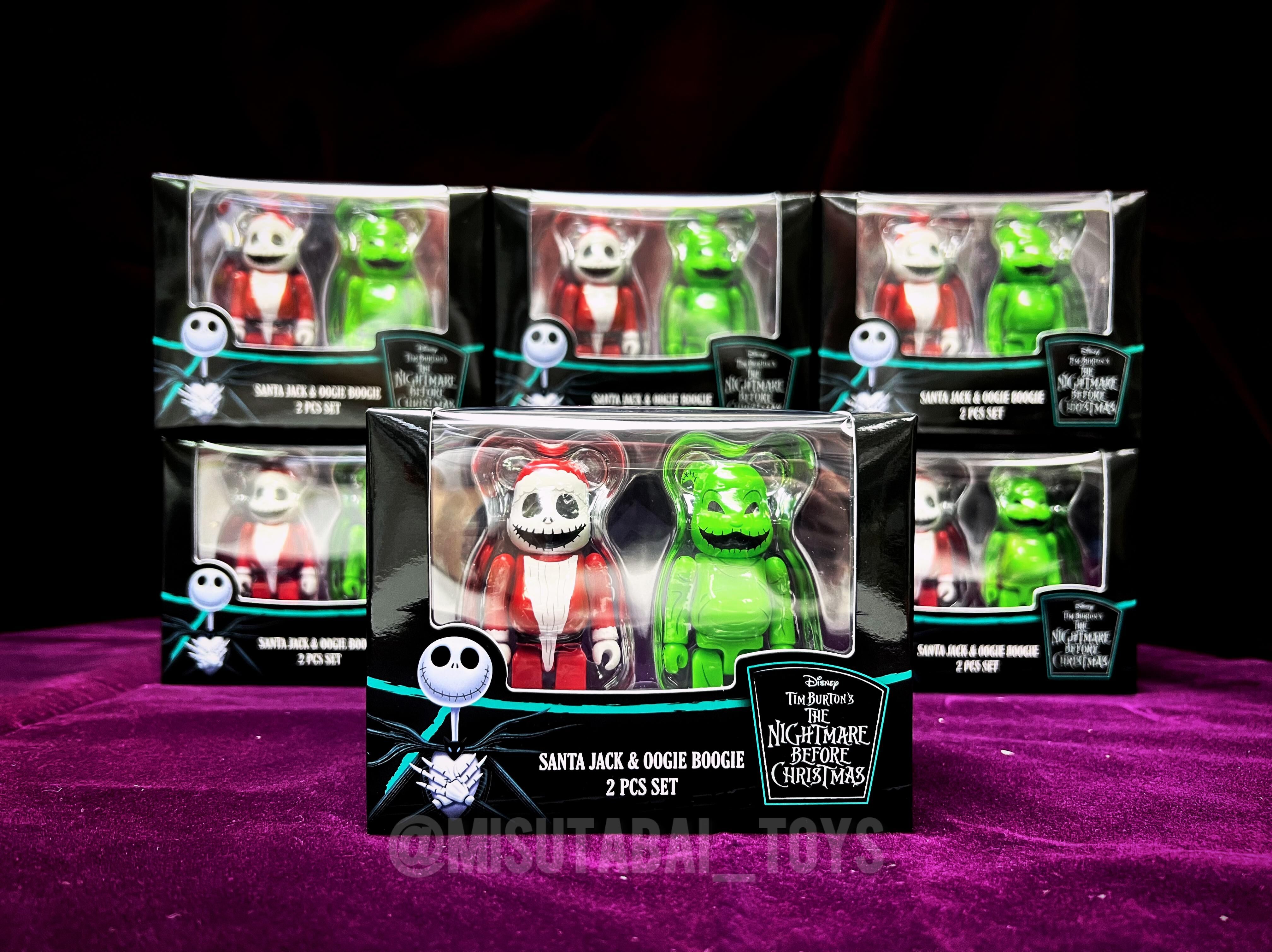 100% BE@RBRICK SANTA JACK & OOGIE BOOGIE (Set of 2 box)