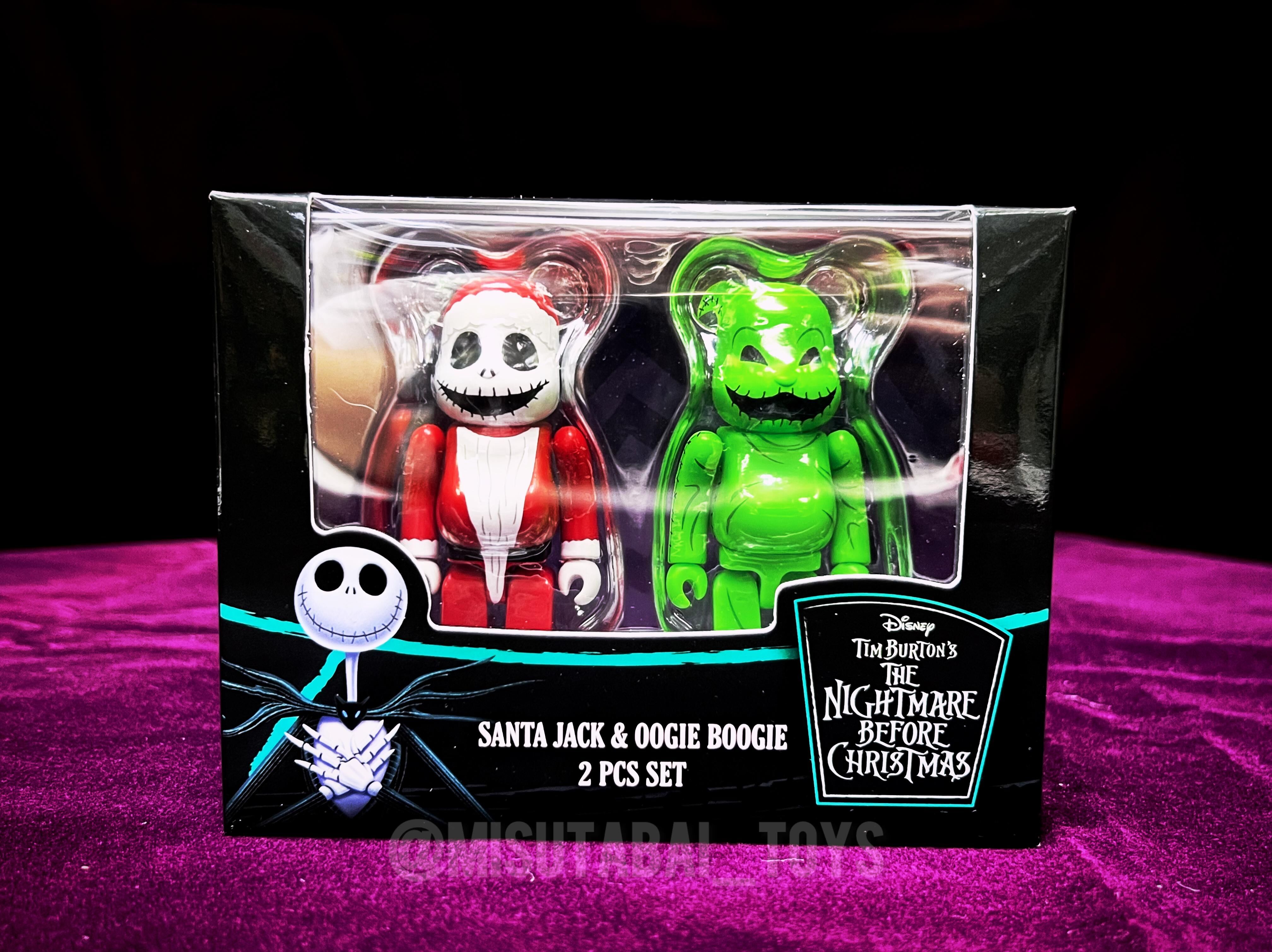 100% BE@RBRICK SANTA JACK & OOGIE BOOGIE (Set of 2 box)