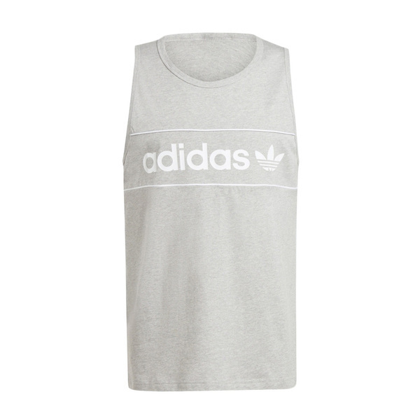 Adidas NY Tank IR9342 男 背心 運動 休閒 復古 經典 三葉草 棉質 灰