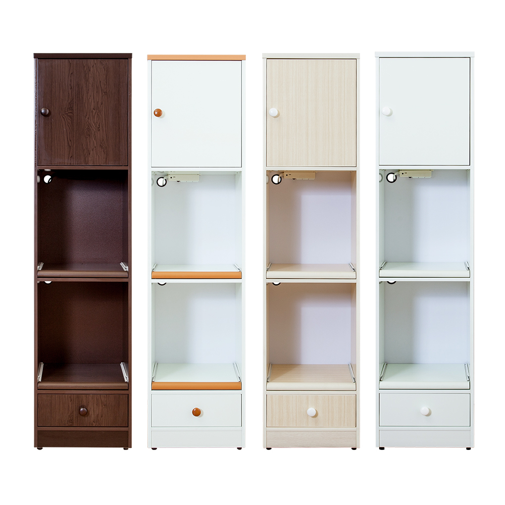 南亞塑鋼-1.5尺一門一抽二拉盤塑鋼電器櫃/收納餐櫃