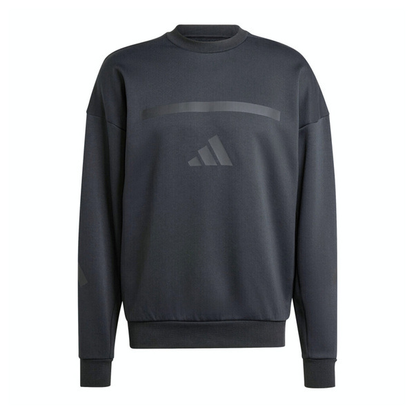 Adidas M Z.N.E. CRW JE7536 男 長袖 上衣 圓領 寬鬆 運動 訓練 休閒 舒適 黑