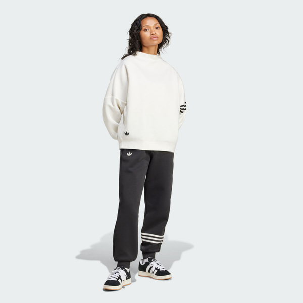 Adidas Neucl Ovs Sweat IX9873 女 長袖上衣 白 黑 亞版