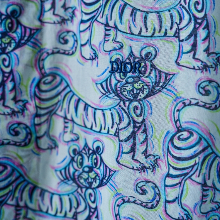 DIOR 滿版老虎襯衫