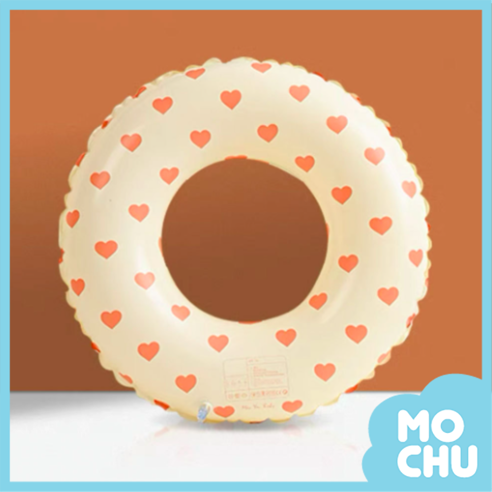愛心印花泳圈