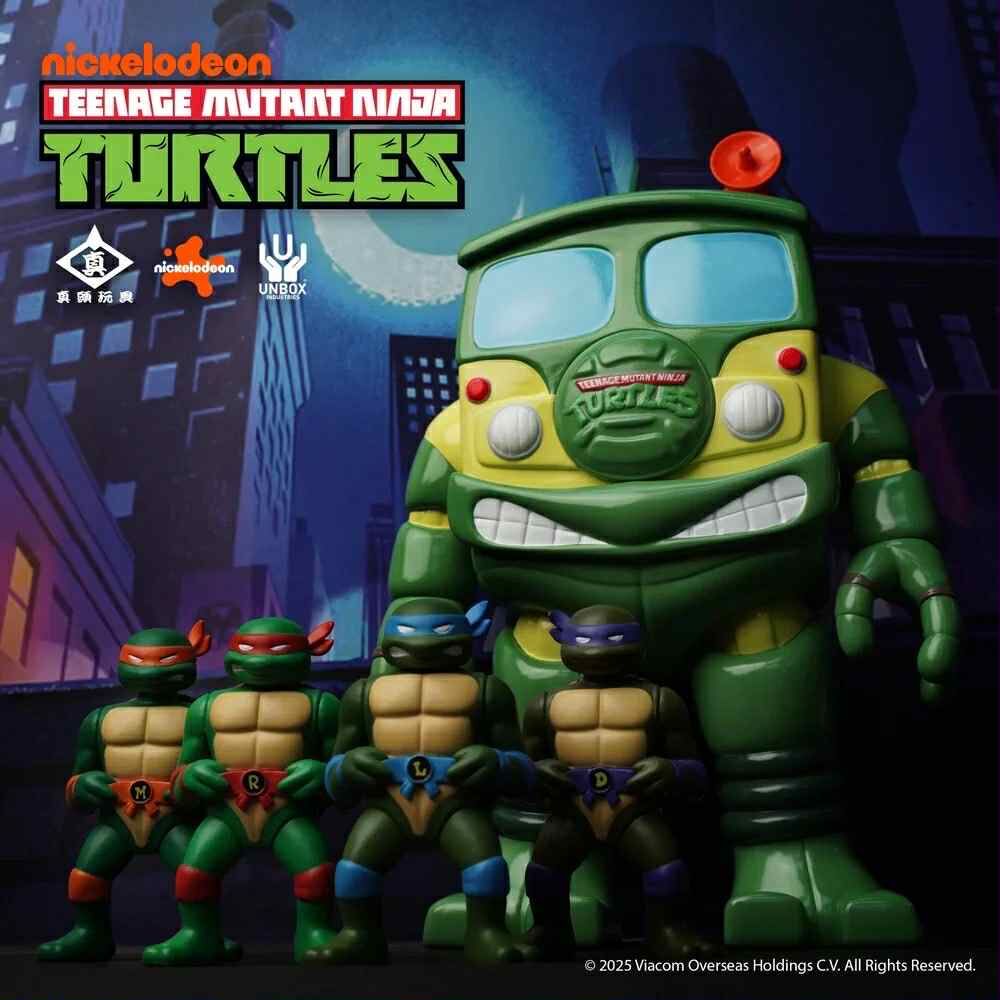TMNT TURTLE WALKER WAGON 真頭玩具（リアルヘッド）× UNBOX × 東頭玩具sof