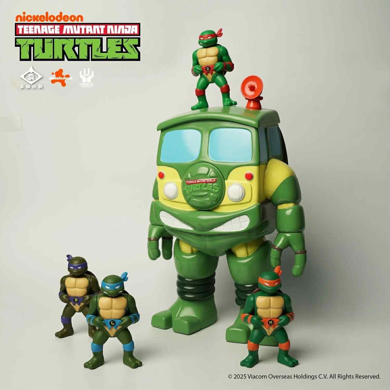 リアルヘッド タートルズ ワゴン 真頭玩具 UNBOX REAL×HEAD リアルヘッド Unbox Industries RxH x TMNT ソフビ