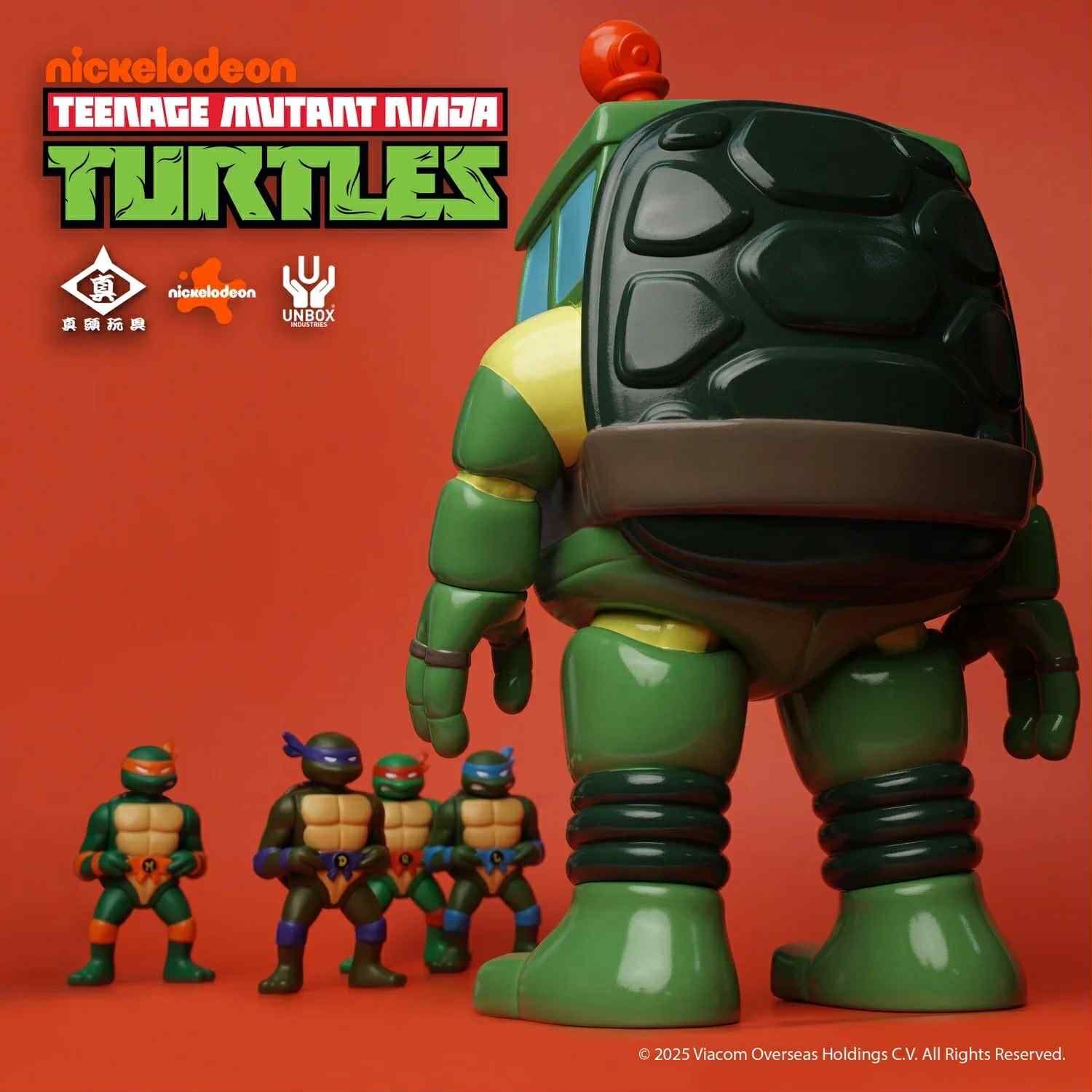 TMNT TURTLE WALKER WAGON 真頭玩具（リアルヘッド）× UNBOX