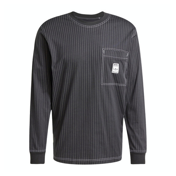 Adidas Wabash LS T JP4479 男 長袖上衣 休閒長袖 休閒穿搭 黑