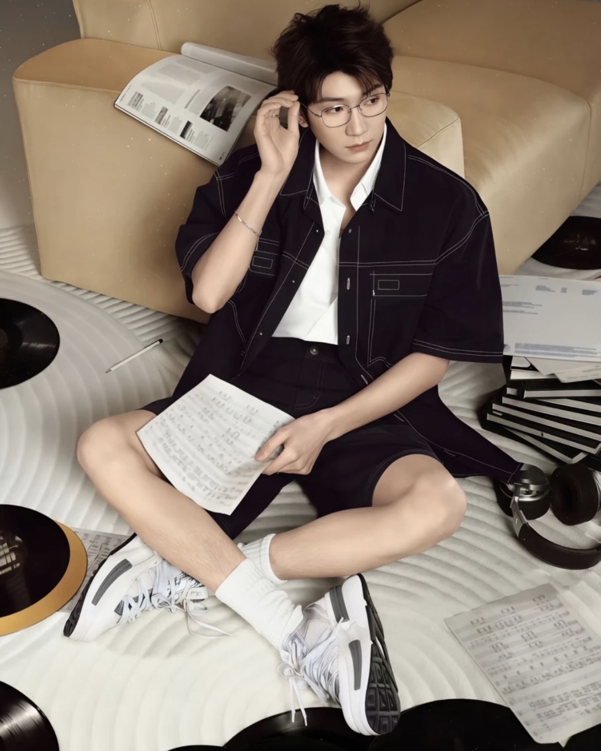 王源同款converse 未來銀夾心厚底鞋🍪