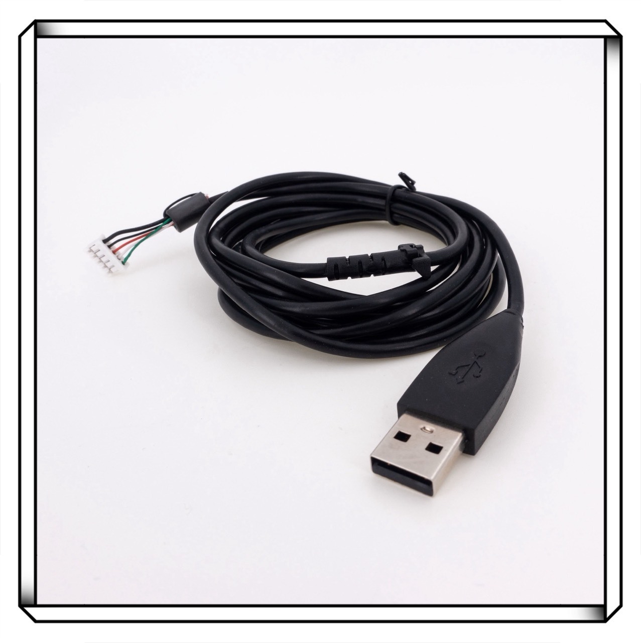 Logitech 羅技 G402 有線滑鼠線 尼龍線 滑鼠線 帶磁環