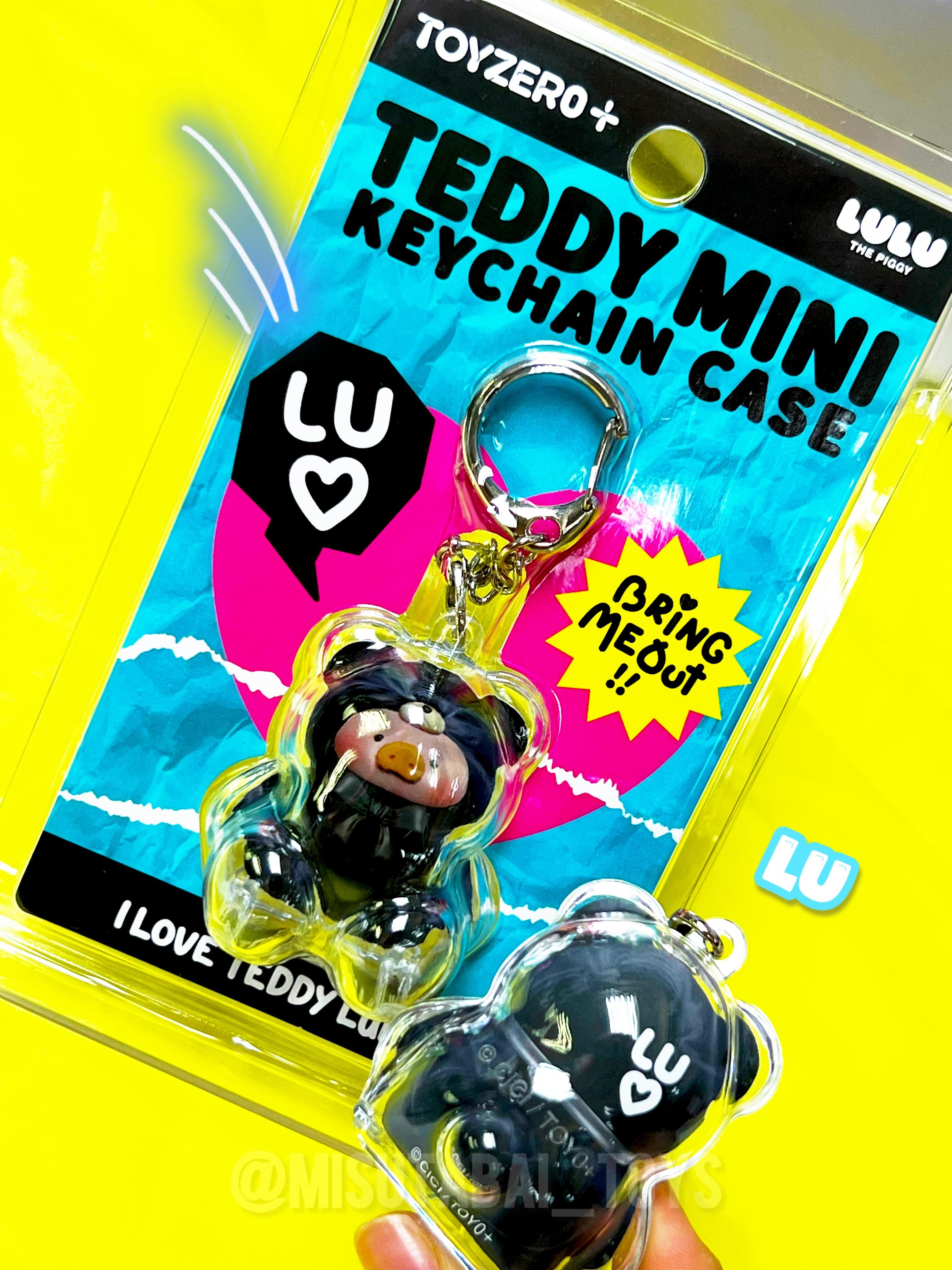 LULU THE PIGGY: Teddy MINI Keychain Case