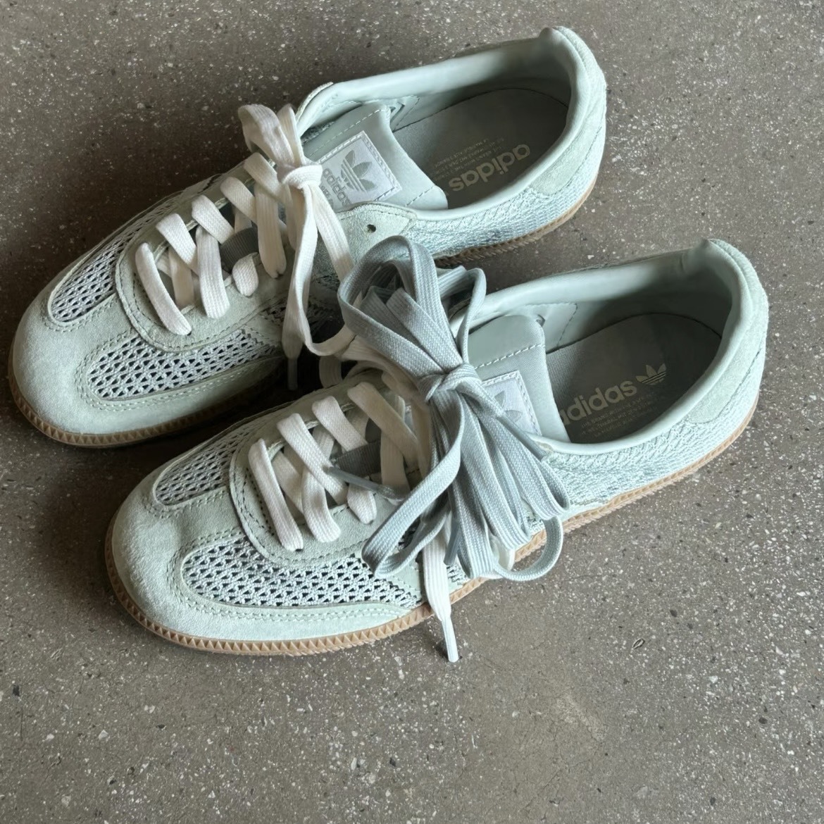 Adidas 最新款編織草鞋 薄荷綠