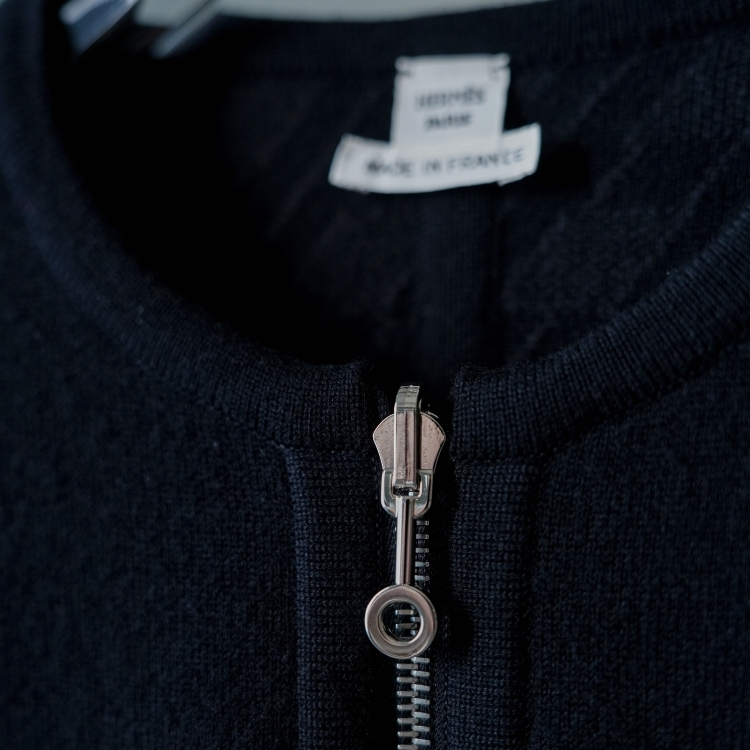 Hermes 黑色短版寬袖外套