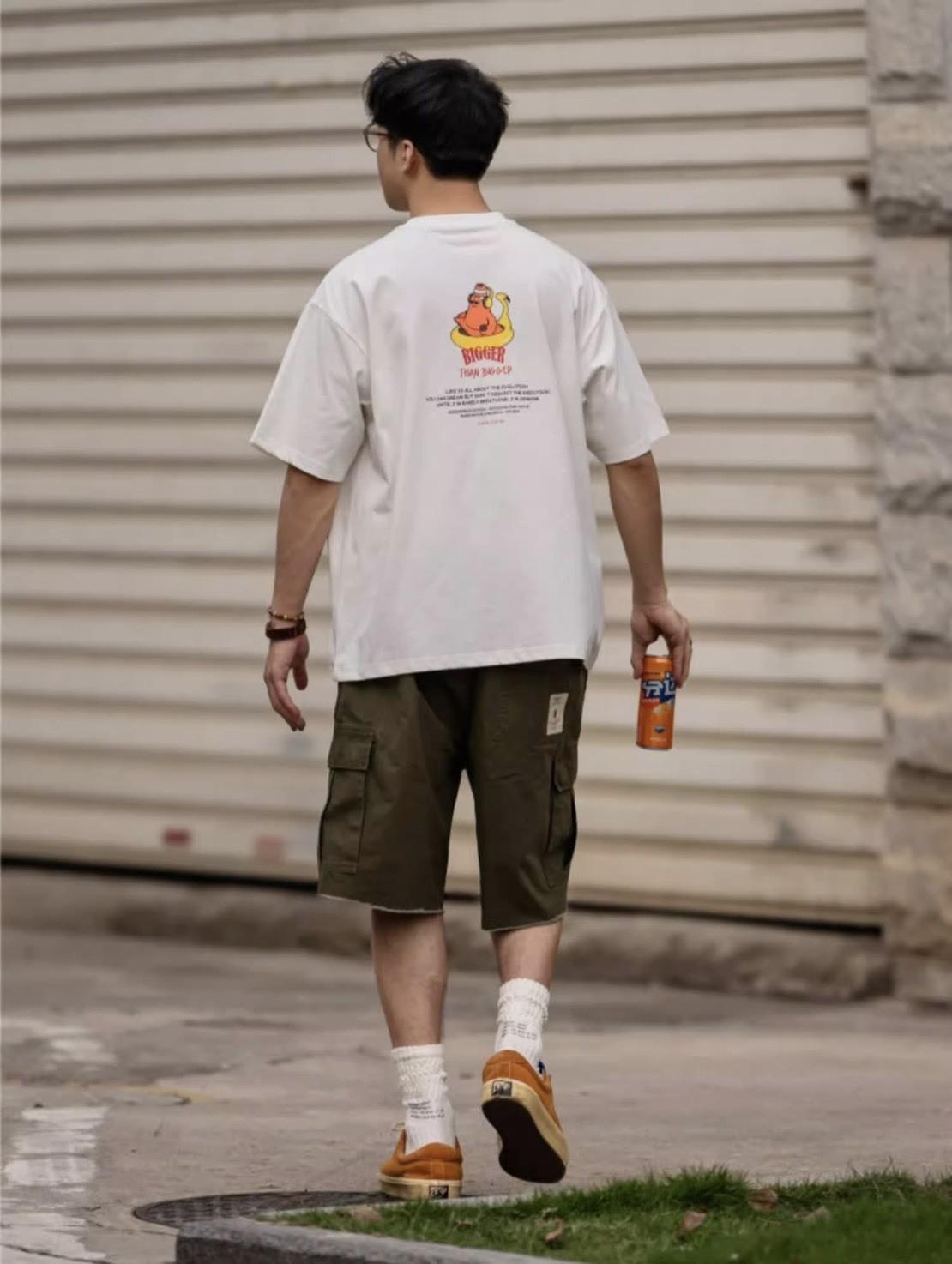 #預購 BTB 25SS 255G 索羅娜sorona 涼感 交通錐印花 圓領短踢 兩色