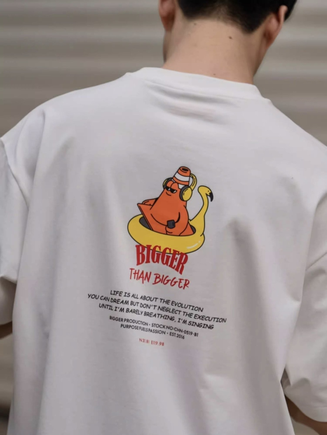 #預購 BTB 25SS 255G 索羅娜sorona 涼感 交通錐印花 圓領短踢 兩色