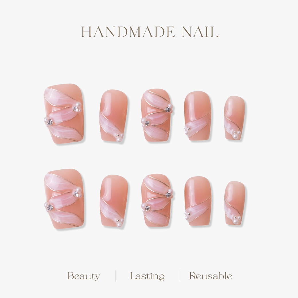 ARTiS di Voce 穿戴美甲片組合-中方-粉彩芭蕾