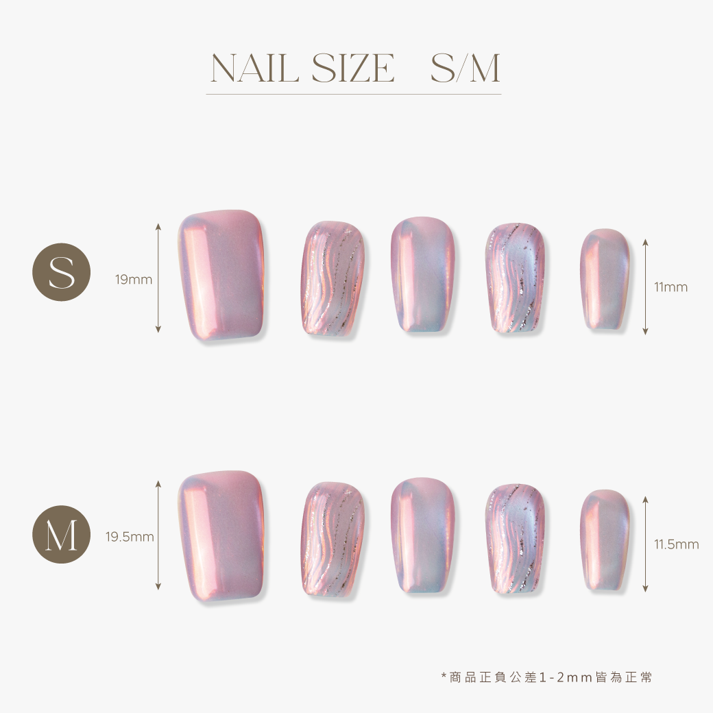 ARTiS di Voce 穿戴美甲片組合-中方-幻彩波光