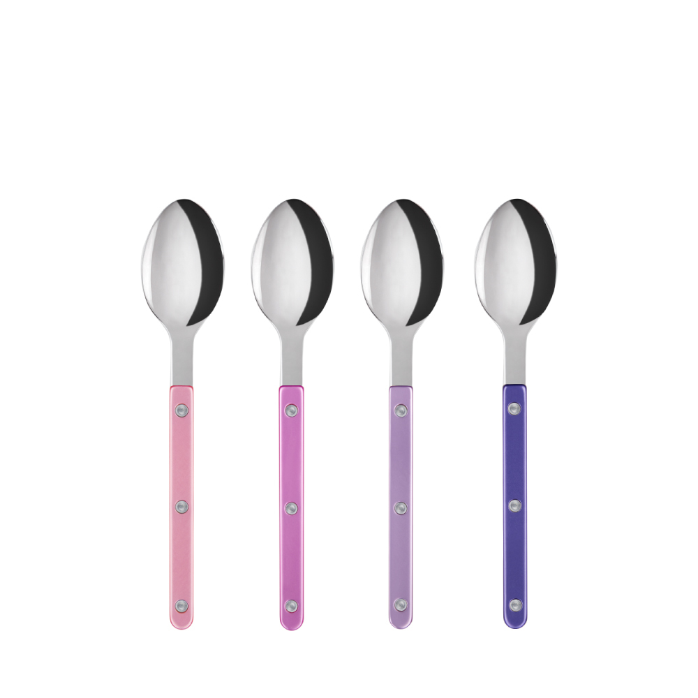 SABRE | Bistrot 復古珠光水晶鈕扣系列 | 茶匙 | 亮面 | 多色選擇