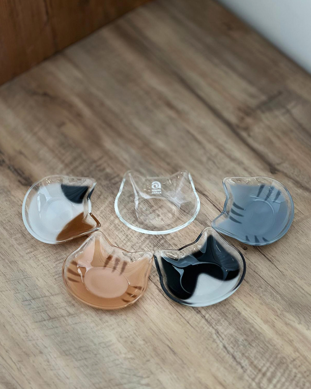 coconeco 貓兒輪廓豆皿（4款)｜石塚硝子