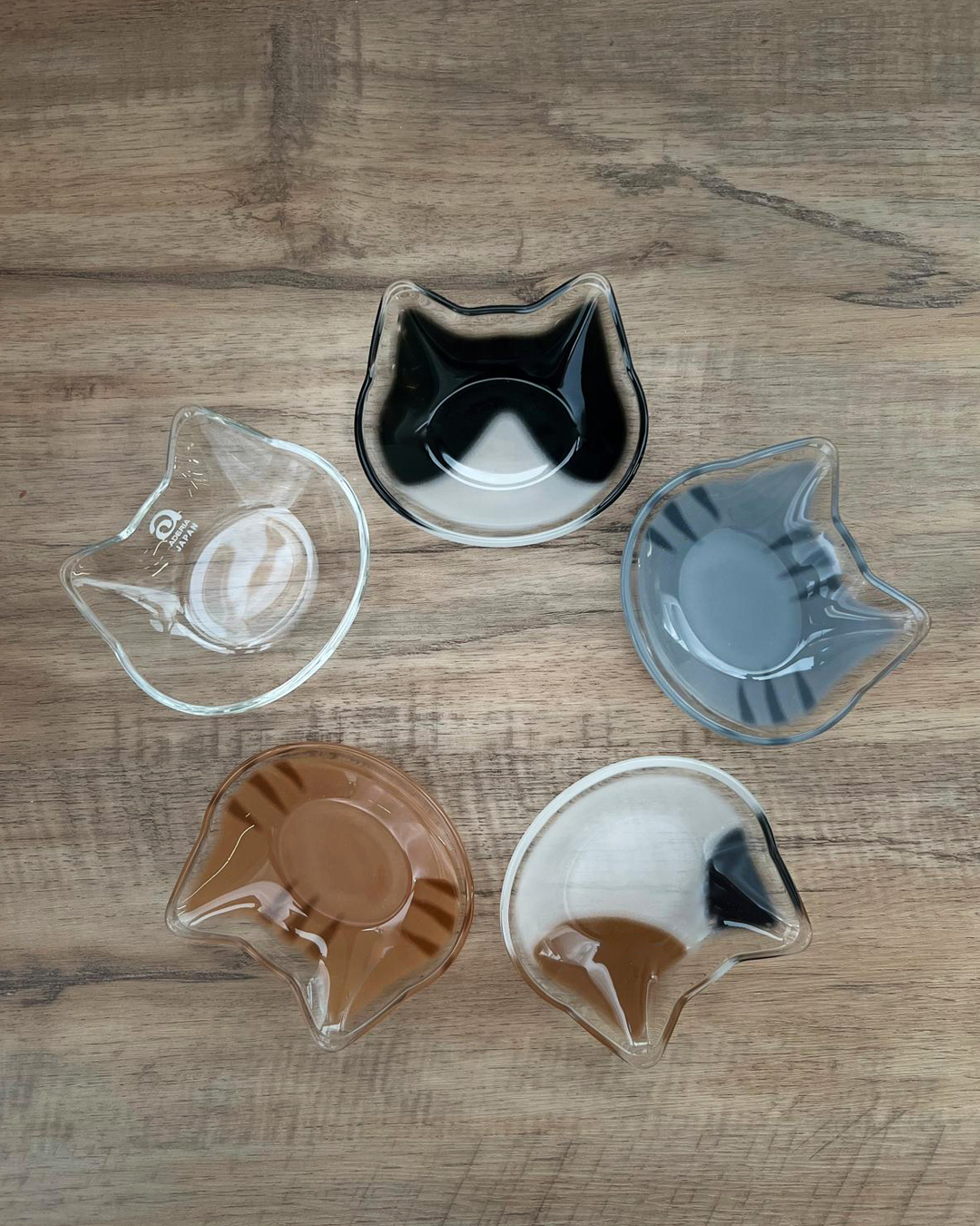 coconeco 貓兒輪廓豆皿（4款)｜石塚硝子