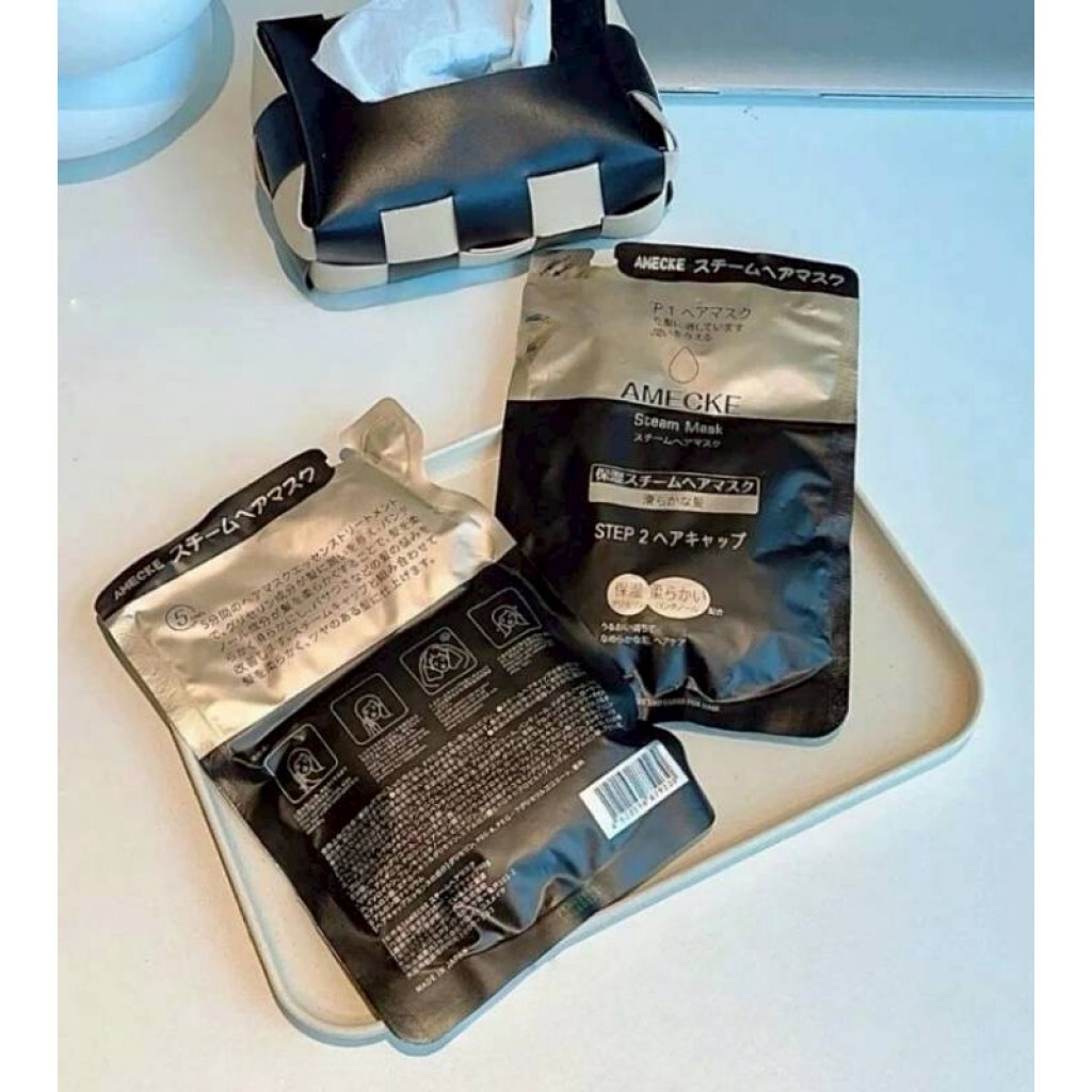日本爆紅黑科技 AMECKE 蒸氣髮膜 2包/組