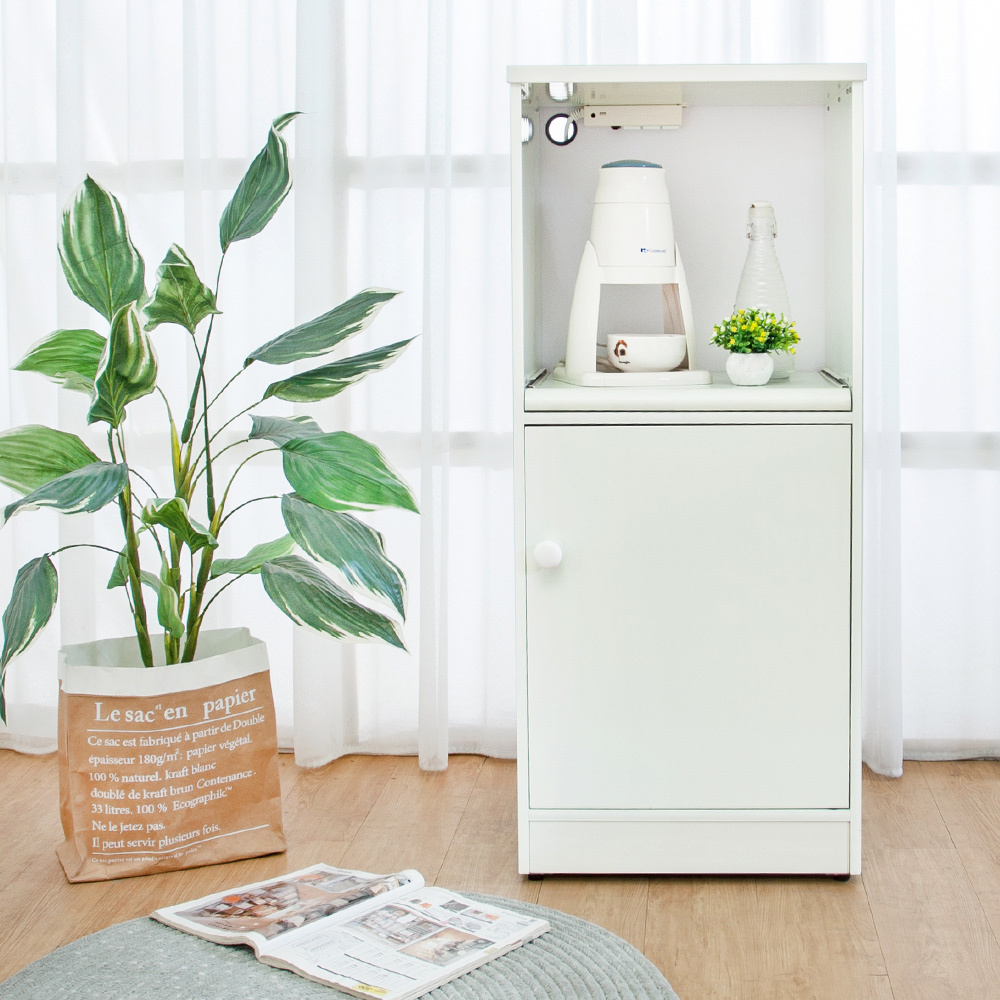 南亞塑鋼-1.6尺一門一拉盤塑鋼電器櫃/收納餐櫃