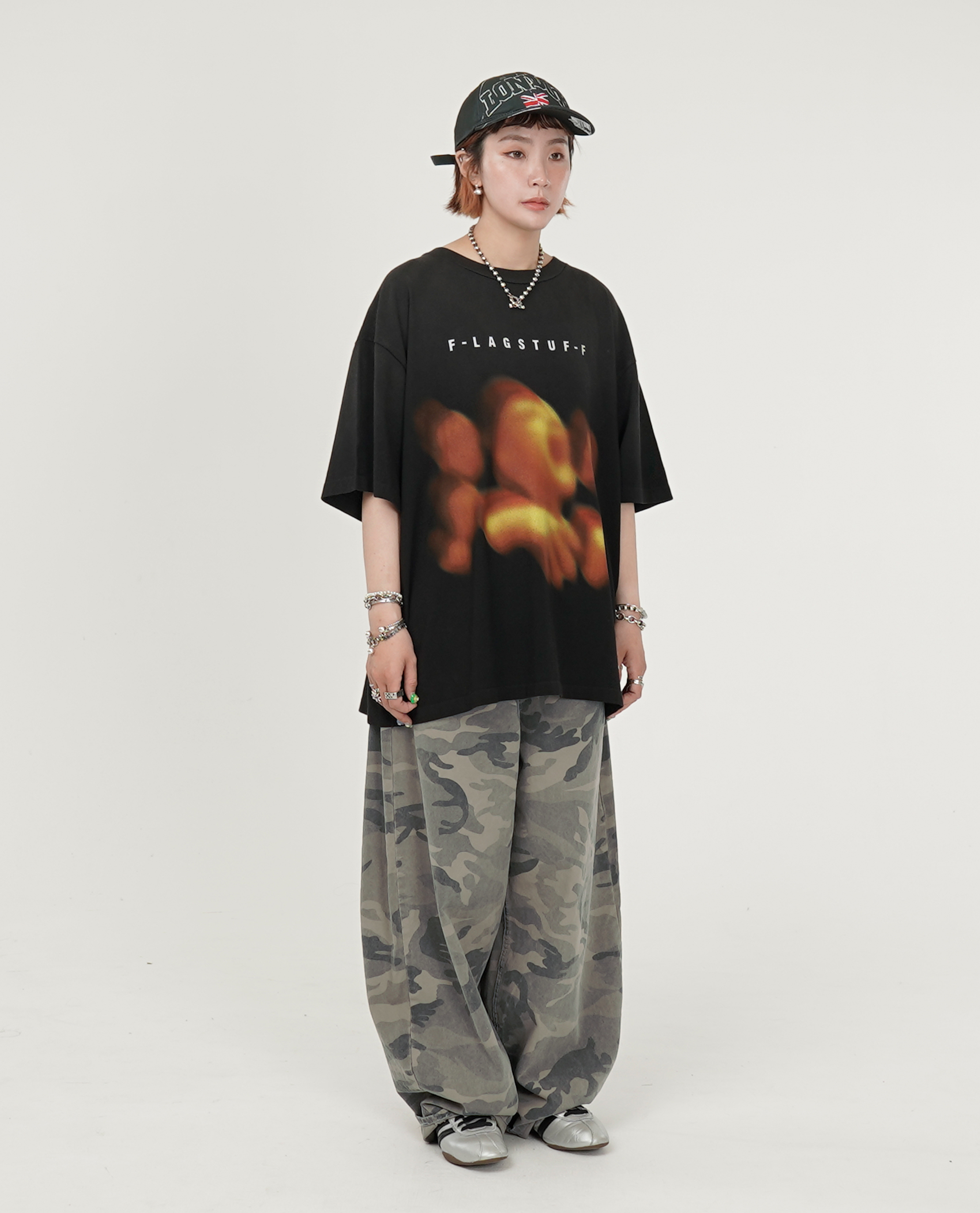 F-LAGSTUF-F "WAKE UP" TEE - 25SS