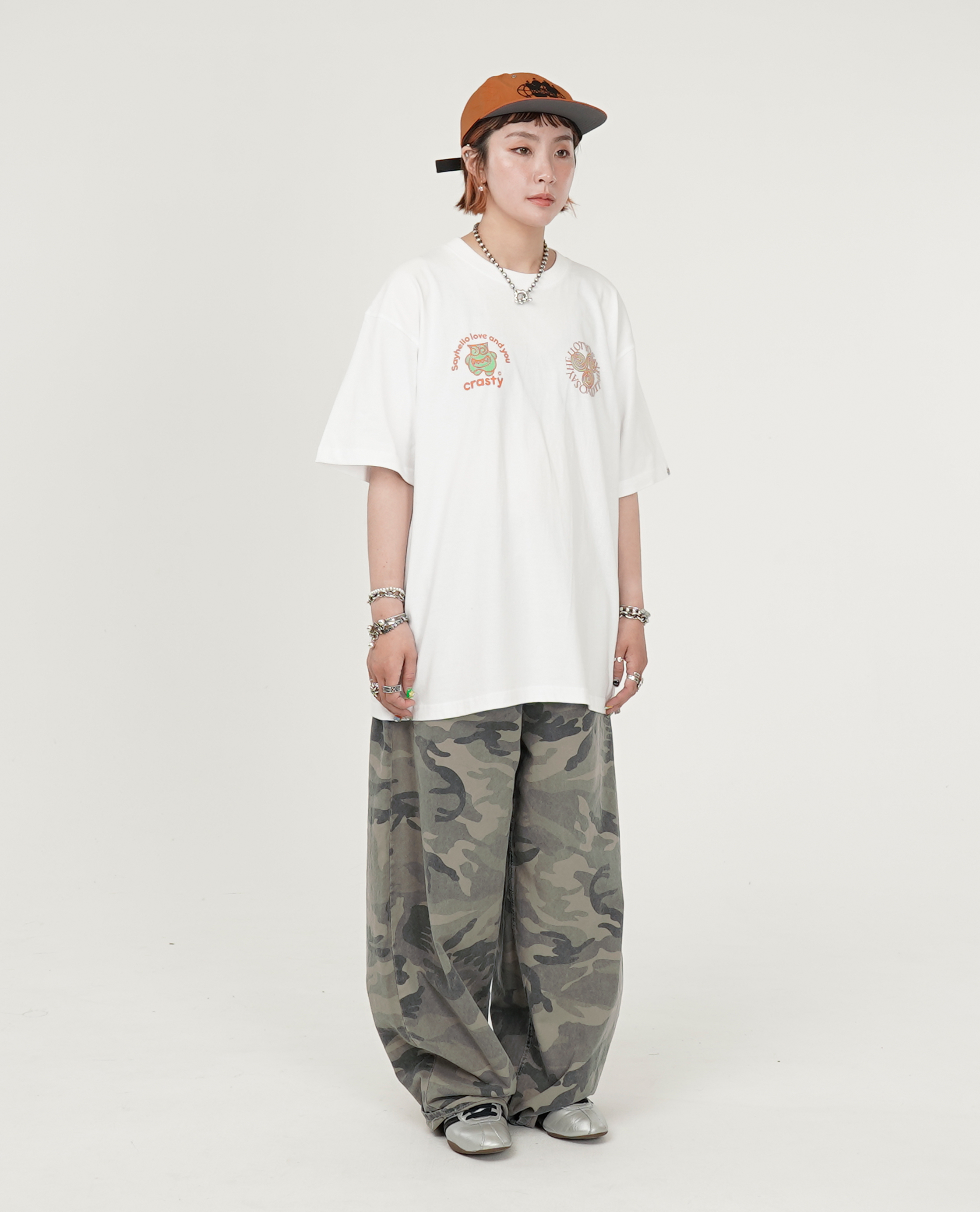SAYHELLO Crasty On Logo S/S Tee - 25SS