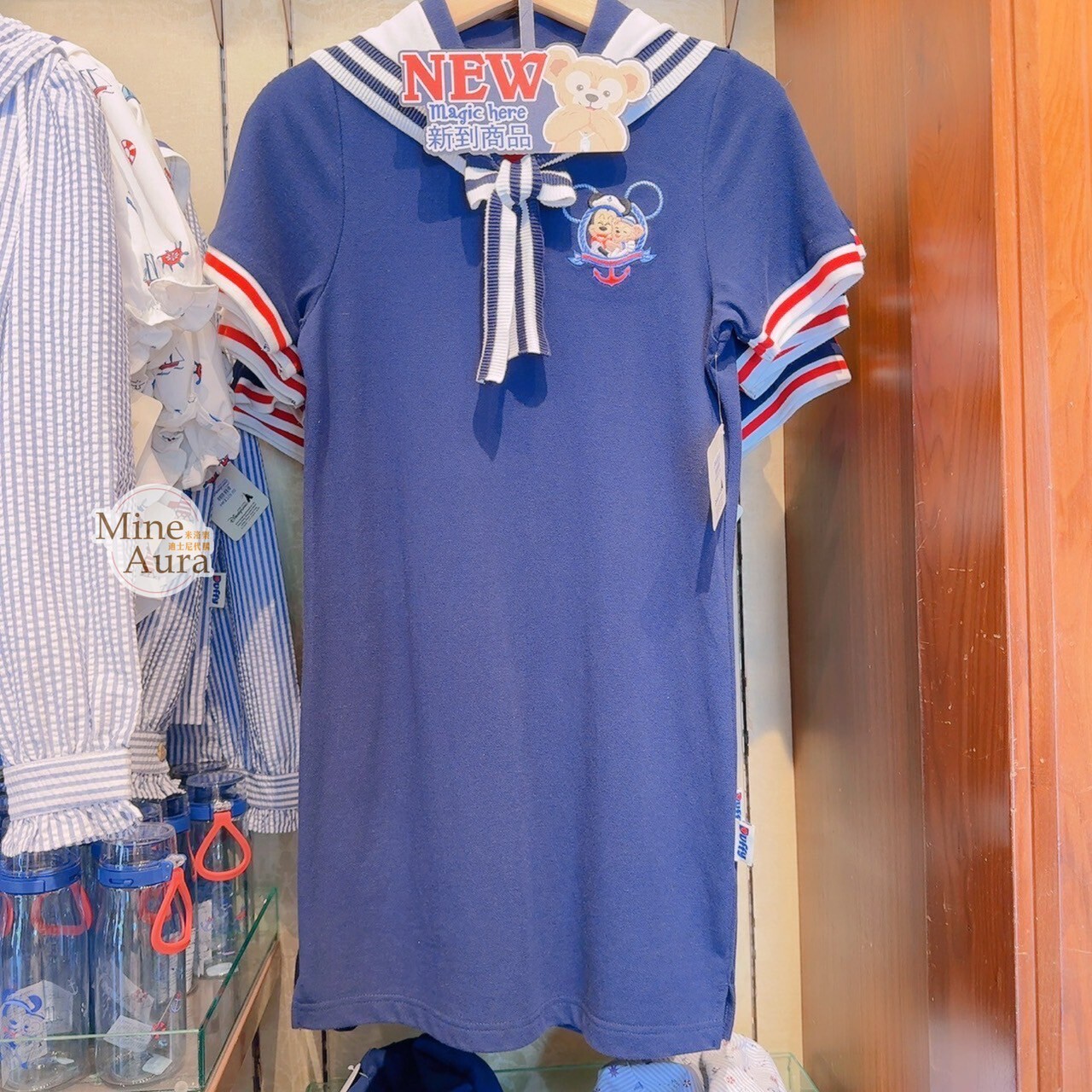 Coastal Days 米奇 Mickey 達菲 Duffy 可拆領口設計 連身 洋裝 -香港迪士尼樂園