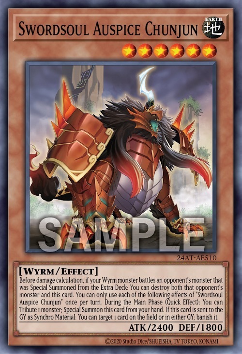 24AT-AE510 Swordsoul Auspice Chunjun