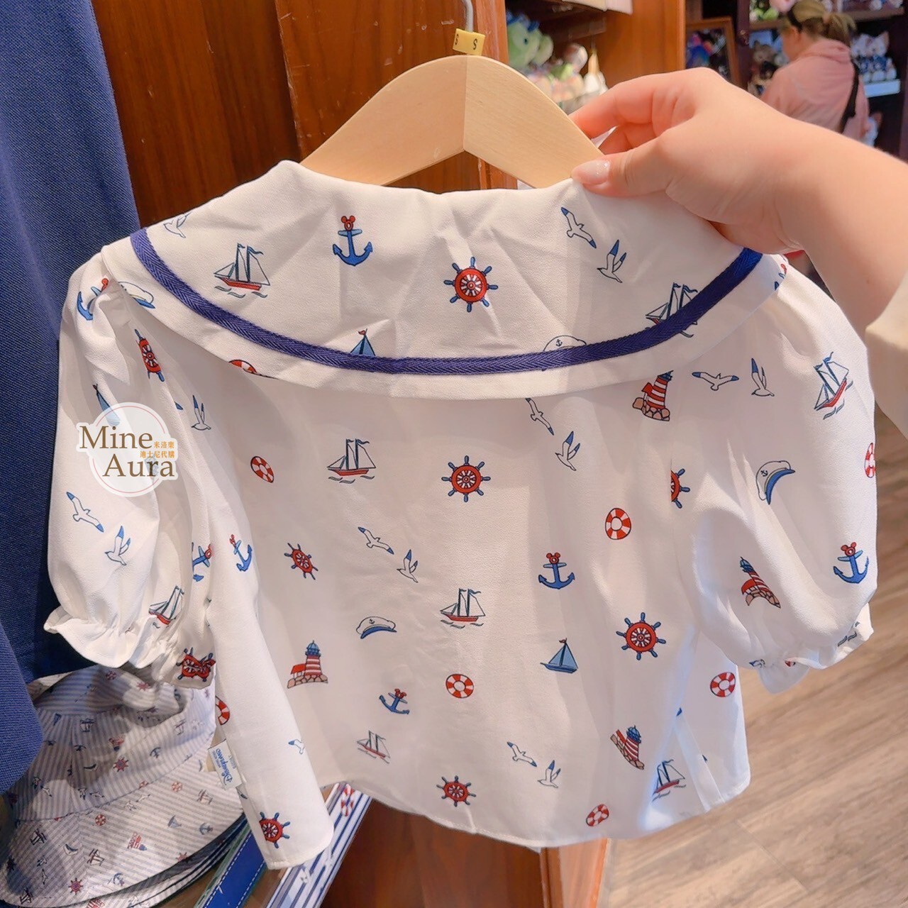 Coastal Days 米奇 Mickey 達菲 Duffy 滿版圖案 上衣 襯衫 -香港迪士尼樂園