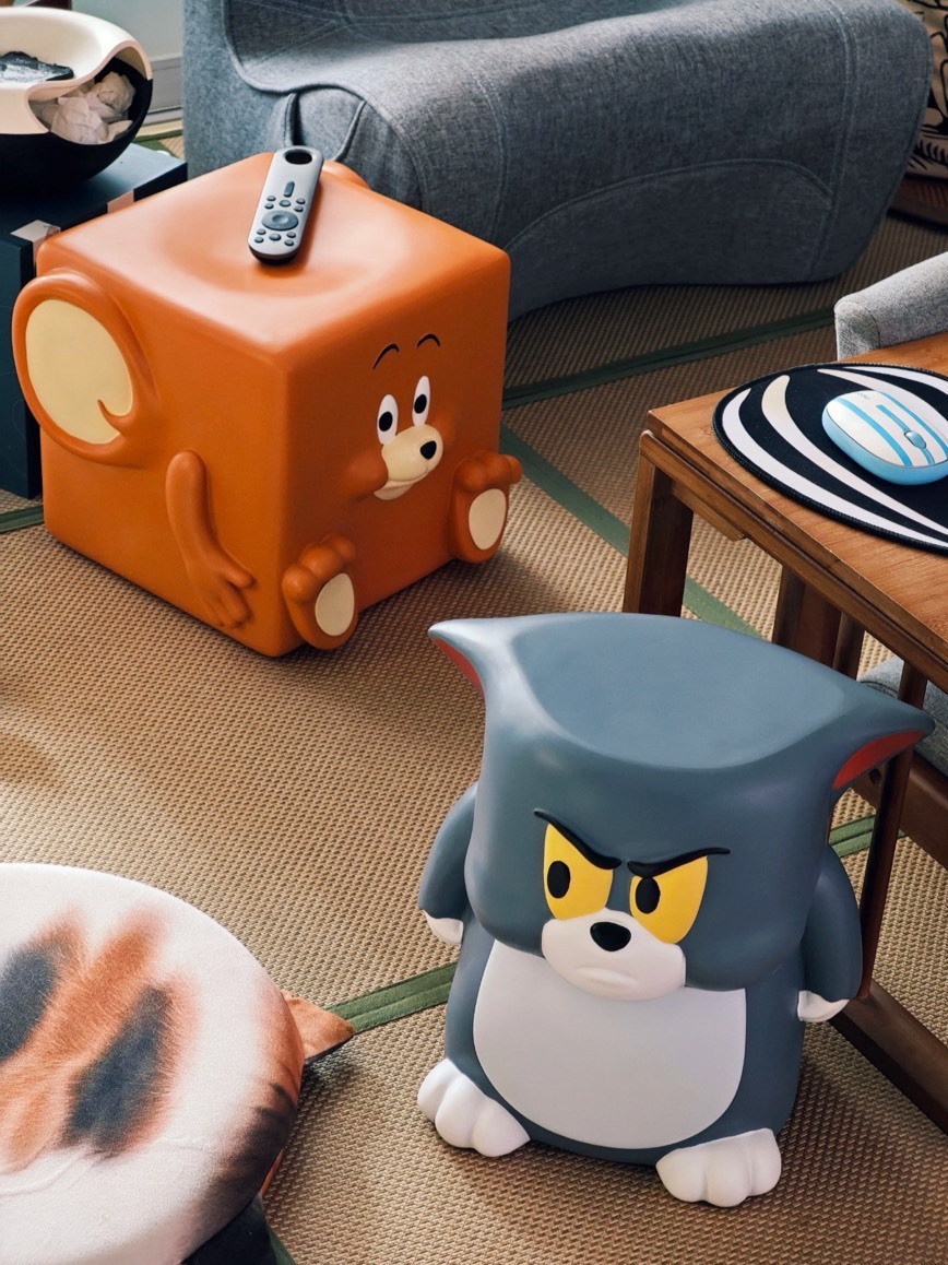 湯姆貓與傑利鼠 板凳小茶几