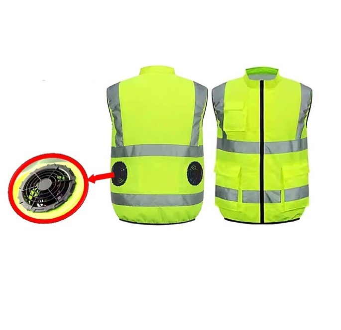 A065 制冷反光空調服 (螢光綠)