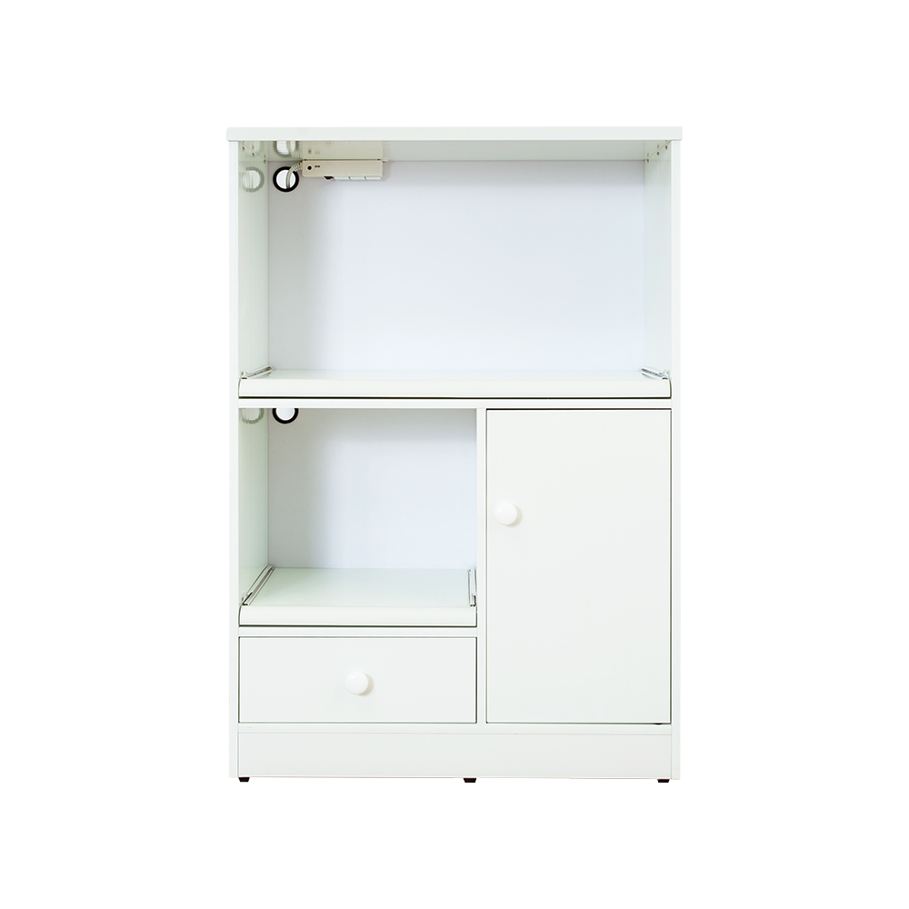 南亞塑鋼-2.6尺一門一抽二拉盤塑鋼電器櫃/收納餐櫃