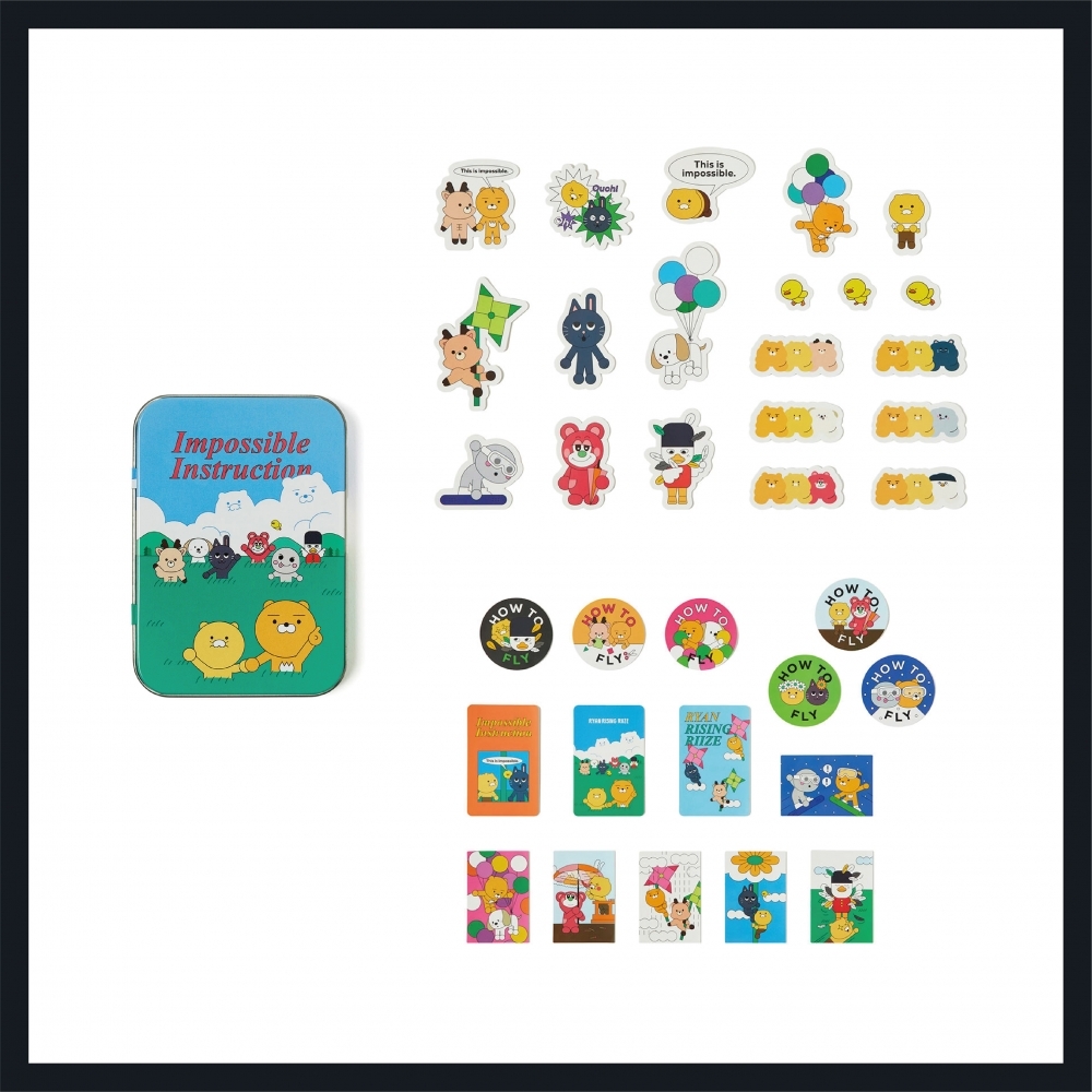 RIIZE X KAKAO FRIENDS-鐵盒貼紙組- FANME飯迷