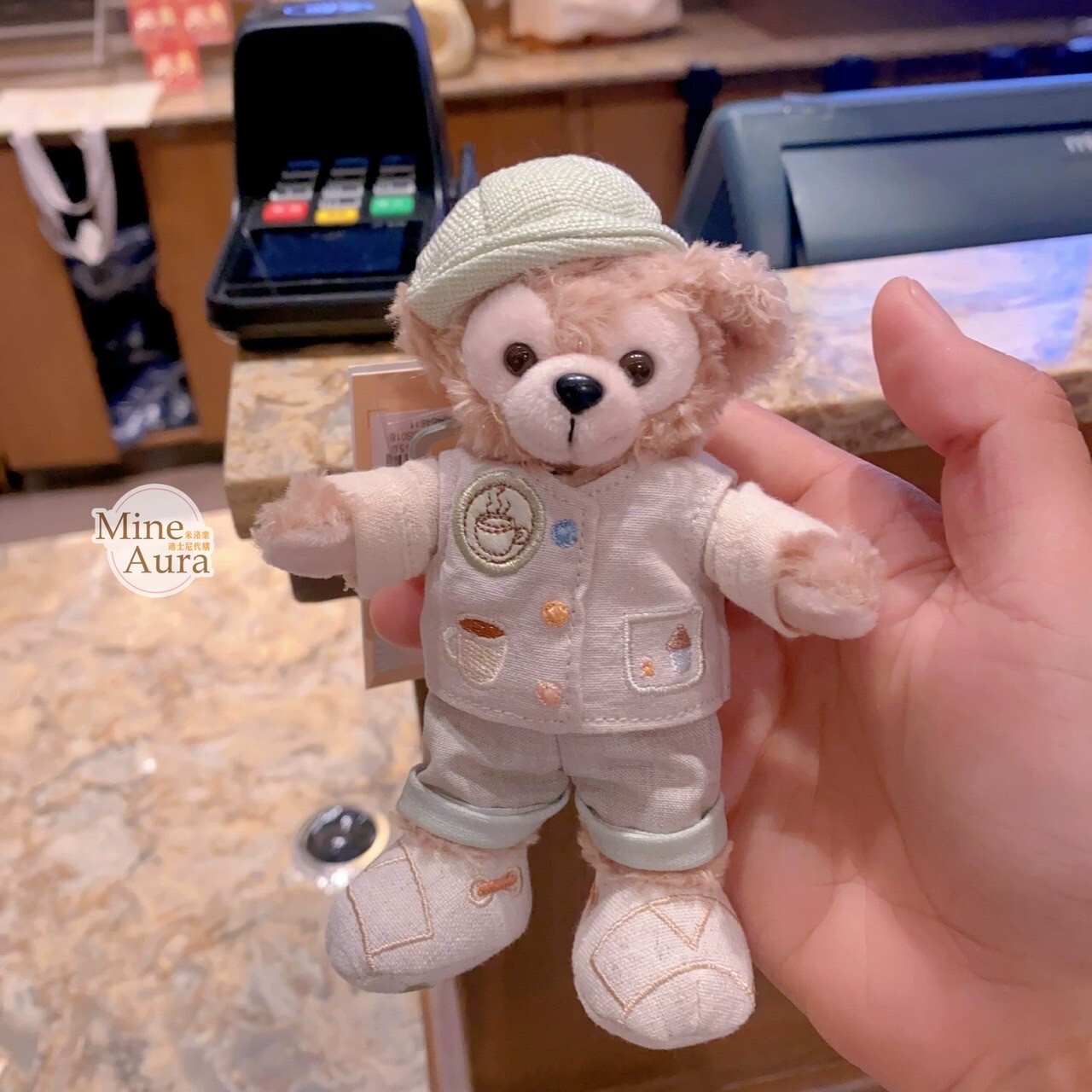 達菲 Duffy 與好友們 自然的色彩系列 達菲 Duffy 鑰匙圈 吊飾 -上海迪士尼樂園