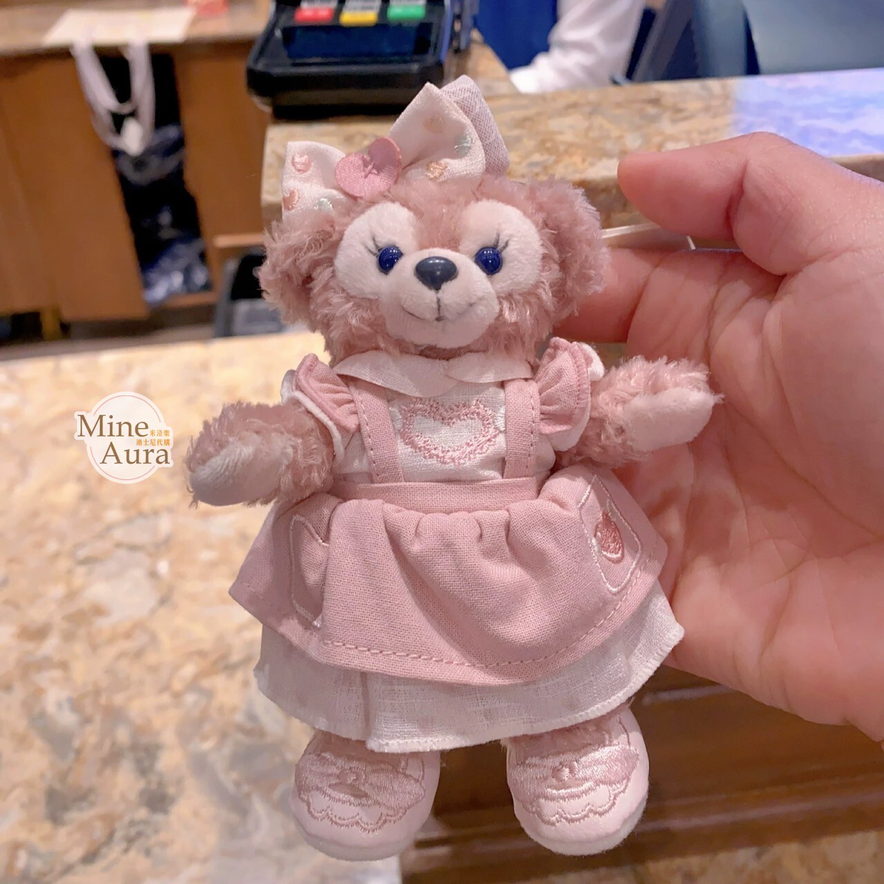 達菲 Duffy 與好友們 自然的色彩系列 雪莉玫 ShellieMay 鑰匙圈 吊飾 -上海迪士尼樂園